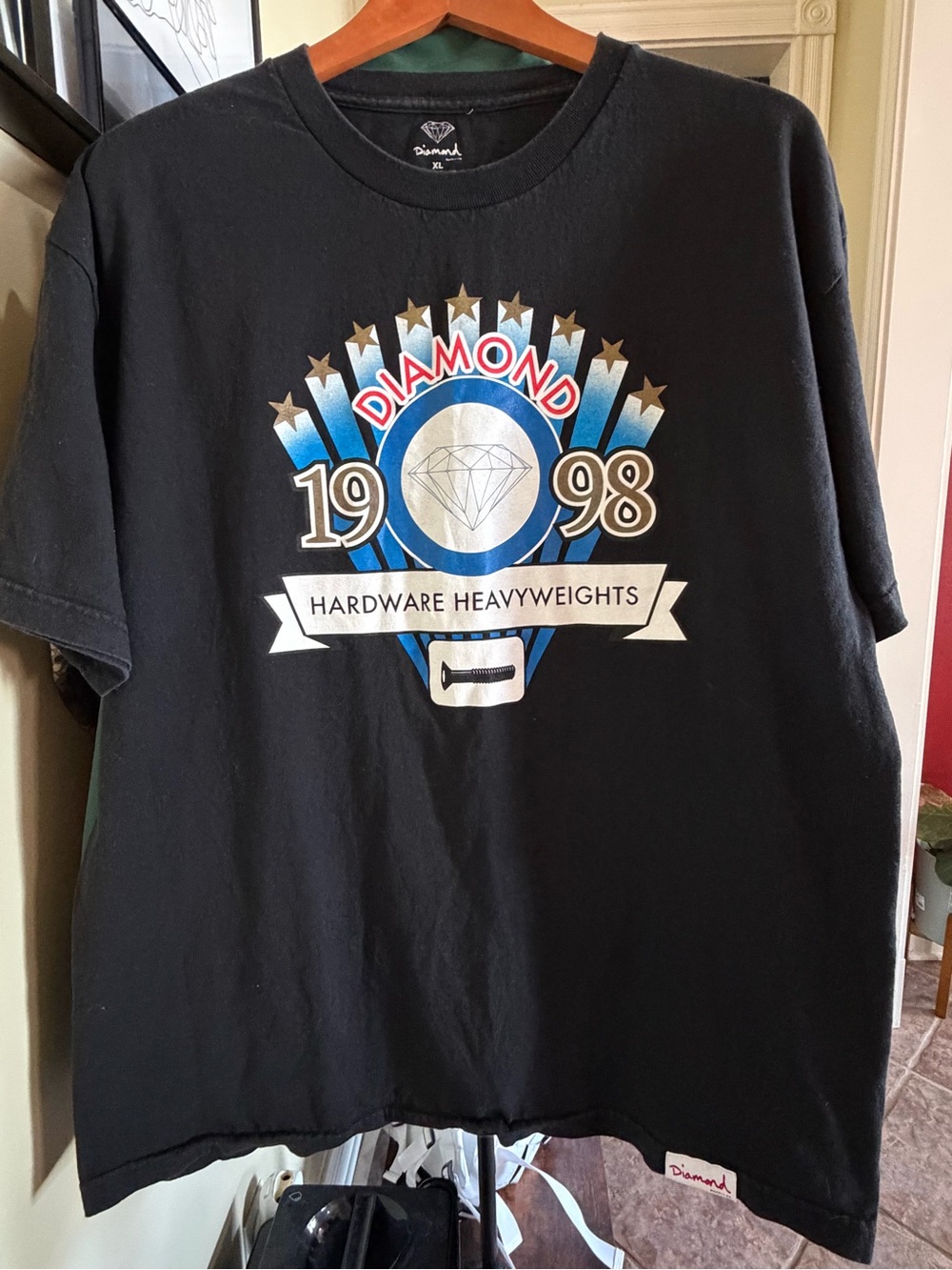 Diamond Supply Co. Hardware Heavyweights Graphic Tee Black XL